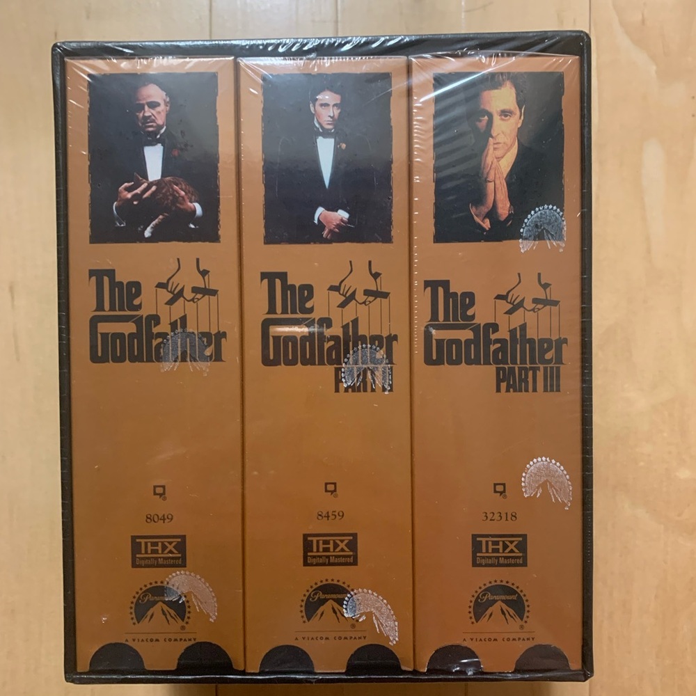 The Godfather Trilogy VHS in THX